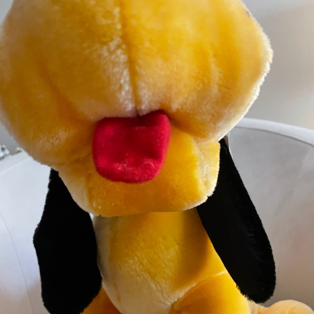 NWT Vintage Disneyland Large Sitting Pluto Plush - Picture 5 of 11